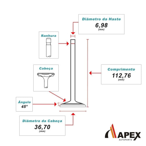 VALVULA ADMISSAO - CITROEN C3 | PEUGEOT 206 1.4 8V FLEX TU3JP