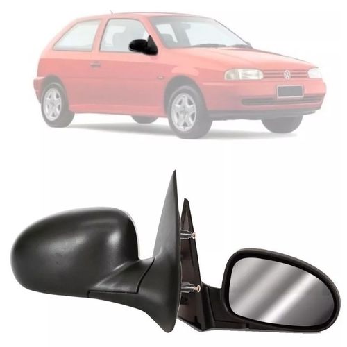 RETROVISOR DIREITO EXTERNO VW GOL 1995/1999 SEM CONTROLE