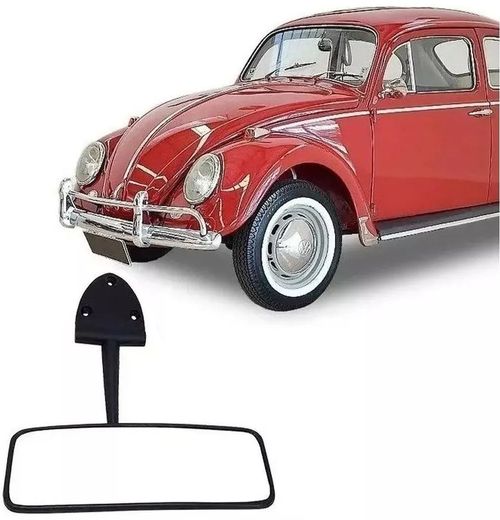 RETROVISOR ESPELHO INTERNO VOLKSWAGEN FUSCA 1975 - 3 FUROS