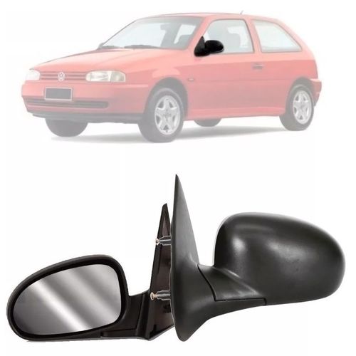 RETROVISOR ESQUERDO EXTERNO VW GOL 1995/1999 SEM CONTROLE