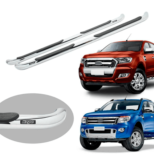 ESTRIBO RANGER CD 13/ CROMO TUB 3" C/KIT B1250C BEPO