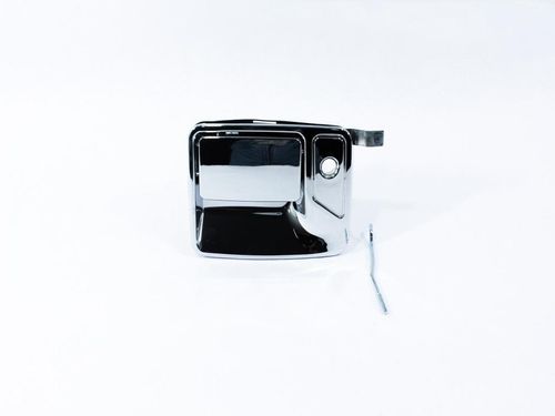 MAÇANETA PORTA EXTERNA F-250 F-350 F-4000 CROMADA DIANTEIRA (C/ FURO) LE