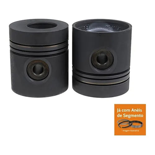 PISTAO COM ANEL - MERCEDES OM364 OM366LA 3CAN BIELA TRAPEZOIDAL