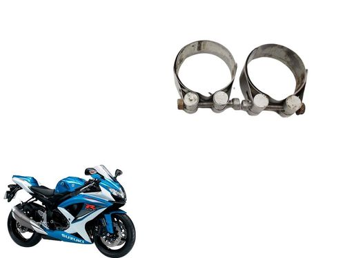 Abraçadeira Escape (02 Un) Suzuki Gsxr 750 Srad 11-13