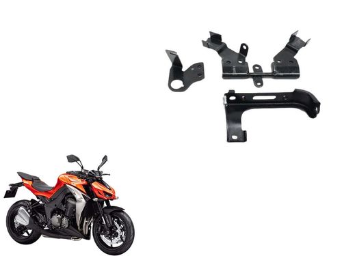 Kit Suporte Fixação Chassi Kawasaki Z 1000 Z1000 15-18