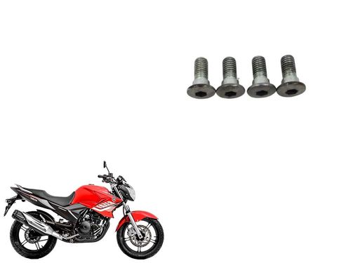Parafuso Disco Freio Traseiro Yamaha Fazer 250 11-17