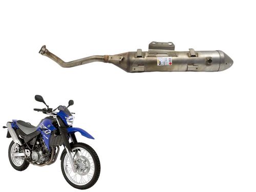 Ponteira Escapamento Esquerdo Yamaha Xt 660 05-08 C/avaria