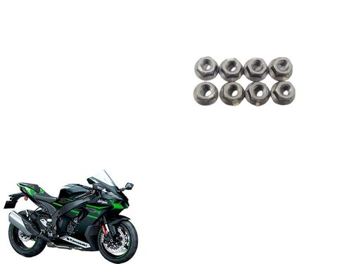 Porca Escapamento Kawasaki Zx 10 Zx10 22-24
