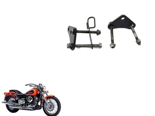 Kit Suporte Fixação Motor Drag Star 650 1997 2008