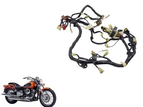 Chicote Principal Drag Star 650 1997 2008 C/detalhe