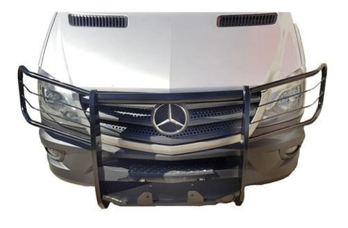 Para-choque De Impulsão Sprinter 313 E 413 Cor Preta