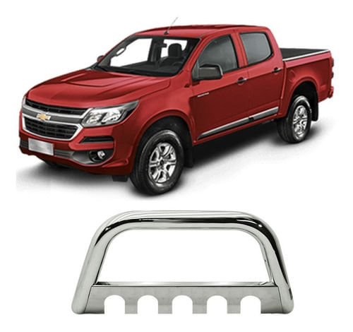Para-choque De Impulsão S10 2012 A 2020 C/protetor Cromado