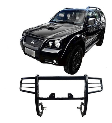 Para-choque De Impulsão Pajero Sport 04/10 C/base Guincho