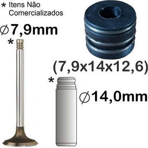 RETENTOR DE VALVULA - CUMMINS SERIE B 3.9 5.9