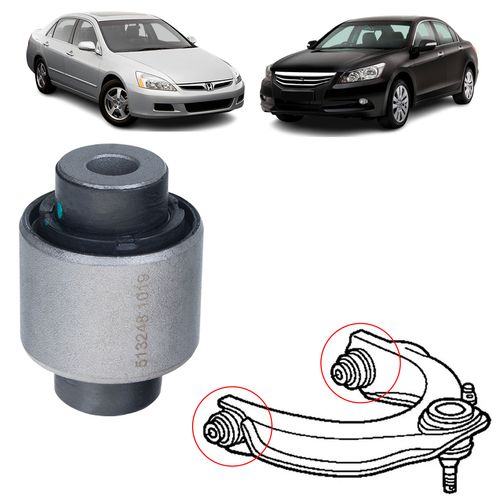 Bucha Bandeja Balança Honda Accord 2.0 2.4 3.0 3.5 2003 A 2012 Superior Dianteira