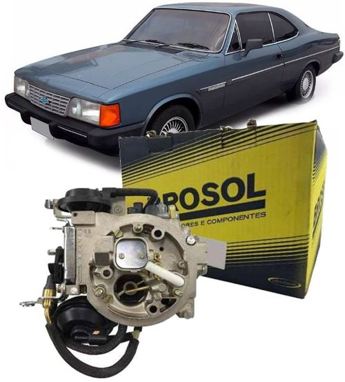 Carburador 3E Opala Caravam C20 6cc a Alcool Solex Brosol