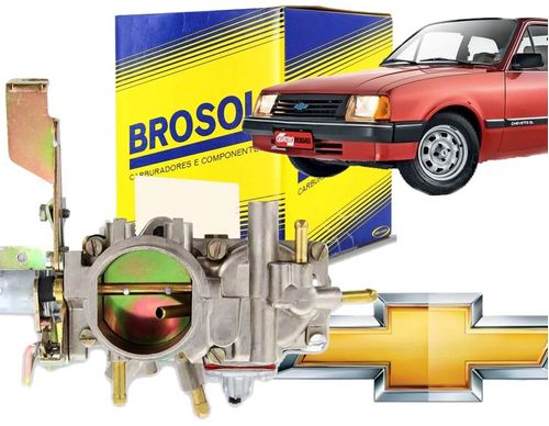 Carburador Chevette Chevy Marajo 1.6 Alcool Simples Solex Brosol S/ Roldan