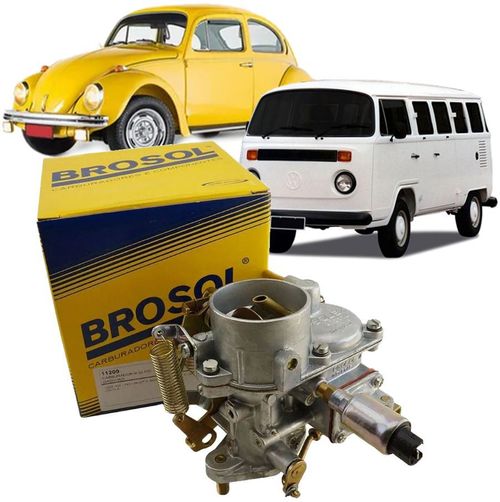 Carburador Fusca Brasilia Kombi Puma Buggy TL 1500/1600 30 Pic Solex Brosol