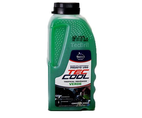 Aditivo para radiador tropical orgânico pronto uso verde 500ml / UN / Tecbril