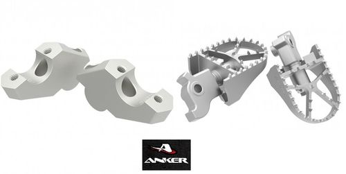 Combo Anker Riser + Pedaleira Articulada Bmw F750 Gs