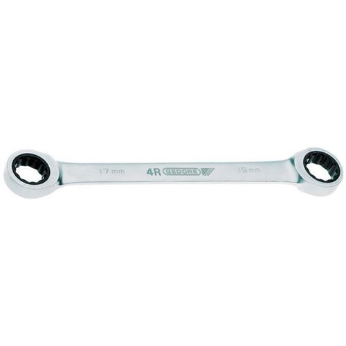 Chave Estrela 14 X 15Mm Plana Com Catraca - 4R - 031.224 - Gedore
