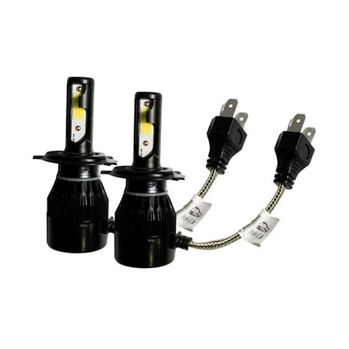 Par de Lâmpadas Farol Super Led H7 C6 Vclear 6000k  7600 Lumens