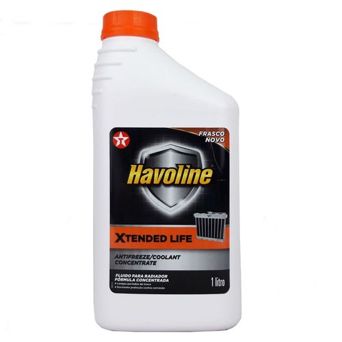 Aditivo de Radiador Texaco Havoline Xtended Life XLC Antifreeze Coolant Concentrado Laranja 1L
