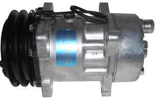Compressor Universal Sanden Se7h15 Canal 2a 8 Orelhas Spt Be 12v 132mm
