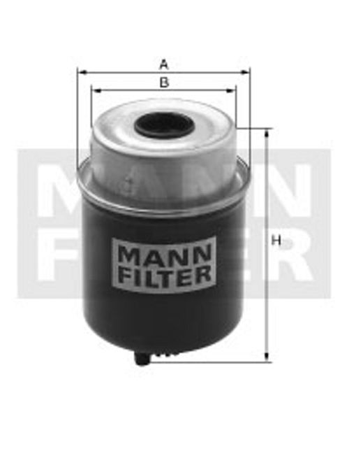 filtro de combustível mann wk 8137 case mxm 180      / UN / Mann