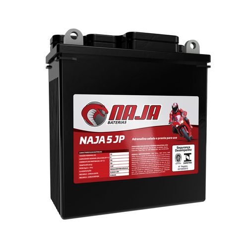 Bateria Moto AGM/VRLA Naja 5 JP 12V 5Ah