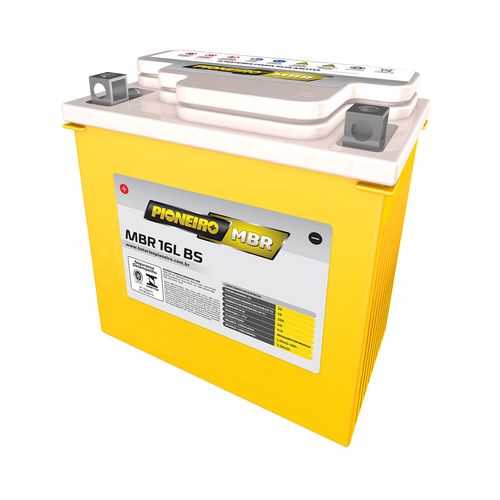 Bateria Moto AGM/VRLA Pioneiro MBR 16L BS 12V 15Ah