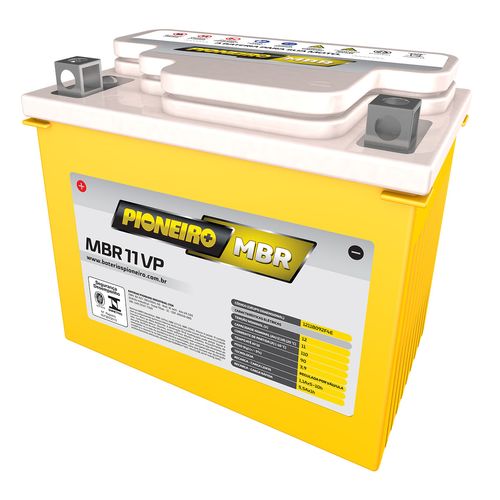 Bateria Moto AGM/VRLA Pioneiro MBR 11 VP 12V 11Ah
