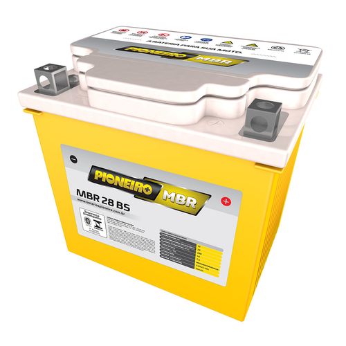 Bateria Moto AGM/VRLA Pioneiro MBR 28 BS 12V 28Ah