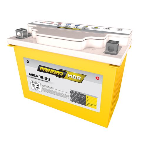 Bateria Moto AGM/VRLA Pioneiro MBR 18 BS 12V 18Ah