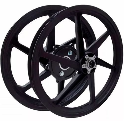 Jogo Roda 6 Palitos Scud Xre 190 Nxr Bros 160 Freio à disco duplo Dianteira Traseira