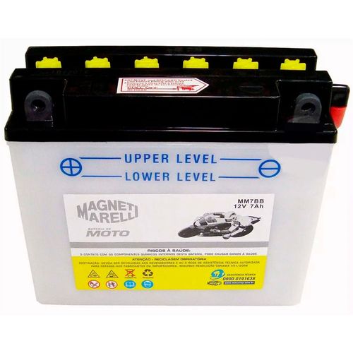 Bateria Cbx200 Strada Xt225 Tdm225 Nx200 Neo 105 115 Yb7b-b Magneti Marelli
