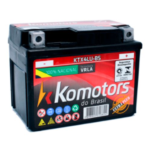 Bateria Komotors Titan 125 Ks Biz 100 Jog50 Ktm Sx250 Ytx4
