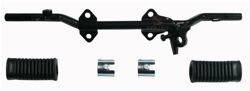 Estribo Pedal Apoio Titan125 Titan150 Titan160 2009 a 2017 com Borracha