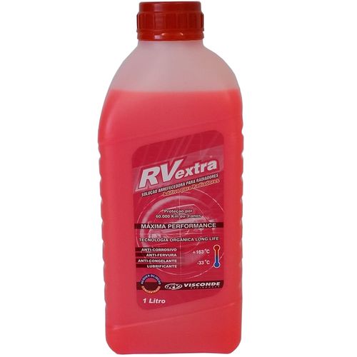 Aditivo Para Radiadores Concentrado Rosa Visconde RV Extra - 1L