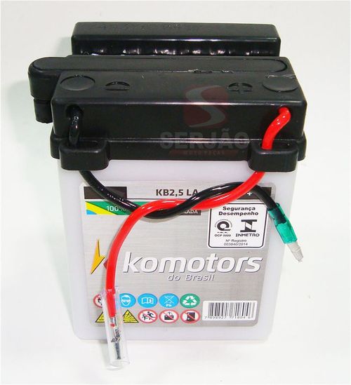 Bateria Yb2,5La Cg125, Titan125 1999, Xls125 Komotors