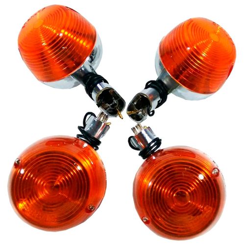 Kit Pisca Cg 125 Bolinha 78 / 82 Ferro Cromado 4 peças