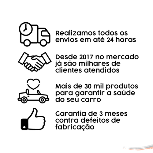 Amortecedor Mola Gás Tampa Porta-Malas Brava 99 A 02 52 Cm