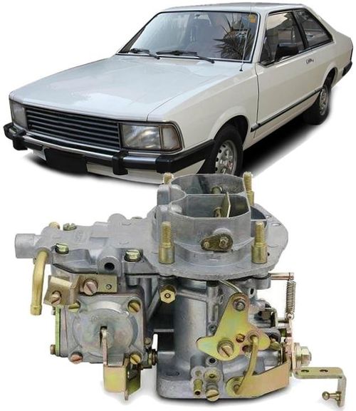 Carburador Corcel II Del Rey Belina Maverick a Gasolina 4cc H34 Novo da Mecar