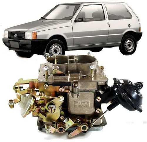 Carburador Uno Fiorino Premio Elba 1.5 Alcool Argentino Duplo Modelo Weber 460 C/ Sistema de aceleracao Bolinha