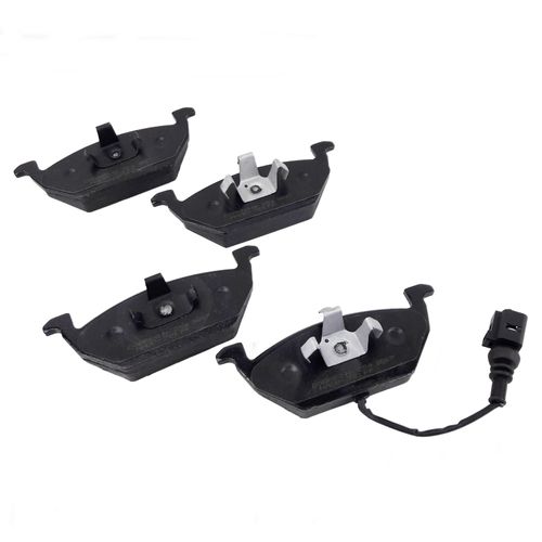 Jogo de Pastilhas de Freio Dianteiro com Sensor - Audi A3 1.6 e 1.8 - Golf 1.6 e 2.0 8v - Bora 2.0 - New Beetle 2.0 - Jetta 2.0 2011 em Diante