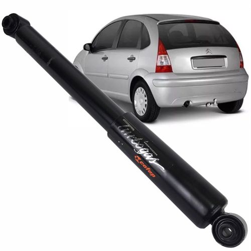 Amortecedor Traseiro Turbogás Cofap Citroen C3 2003 até 2012 Exceto C3 Picasso