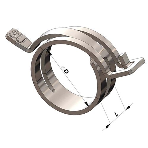 05 ABRAÇADEIRAS TIPO MOLA 40MM - 67531 - AMP40120
