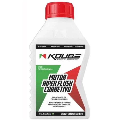 Limpa Motor e Cárter Motor Hiper Flush Corretivo Koube 500ml Todos os Tipos de Motor