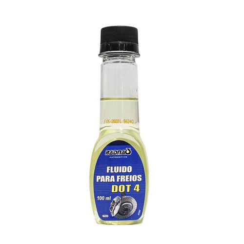Fluido de Freio Dot4 Incolor 100ml - Radnaq
