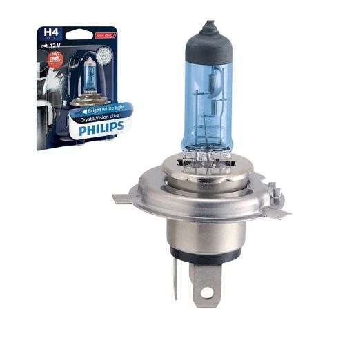 Lâmpada de Farol H4 60/55W Philips CrystalVision